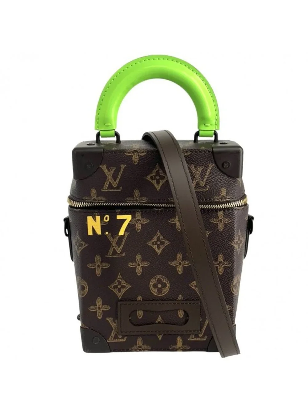 Louis Vuitton 2-Way Vertical Box Trunk Shoulder Bag Crossbody